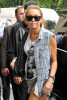 Miley Cyrus spotted on June 1st 2010 as she arrives back at the George V Hotel in Paris France 3