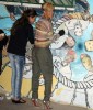 Rihanna spotted on May 29th 2010 helping in painting a community center in Tel Aviv Israel 1