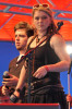 Lee DeWyze and Crystal Bowersox picture from their live performance on June 2nd 2010 in Herald Square 1