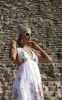 Paris Hilton photo on June 3rd 2010 from her visit to the Great Pyramid of Giza in Egypt 3