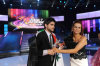 pictrure of the Star Academy 7 prime 16th finale while Nassif Zeitoun od Syria is announced as the winner and handed the trophy by Madam Rola Saed 2