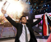 pictrure of the Star Academy 7 prime 16th finale while Nassif Zeitoun od Syria is announced as the winner 3