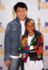 Jaden Smith and Jackie Chan at the 2010 MTV Movie Awards held at the Gibson Amphitheatre on June 6th 2010 at Universal Studios in California 2