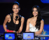 Jessica Alba and Vanessa Hudgens speak onstage at the 2010 MTV Movie Awards held at the Gibson Amphitheatre on June 6th 2010 at Universal Studios in California 4