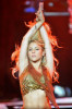 Shakira picture on June 5th 2010 as she performs live during the Rock in Rio festival 7