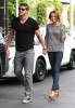 Miley Cyrus and her boyfriend Liam Hemsworth spotted together on June 8th 2010 while in Toluca Lake 4