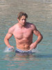 Simon Baker spotted on Jine 10th 2010 as he was swimming at the Saint Jean Cap Ferrat beach 3