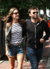 Alessandra Ambrosio seen with her boyfriend Jamie Mazur on June 9th 2010 as they have lunch with some friends at Bar Pitti and then shopping in Soho 8