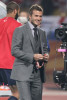 David Beckham on the bench of the England team during England vs USA football world cup match on June 12th 2010 in South Africa 7