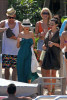 Kim Kardashian and Christina Aguilera spotted together on June 12th 2010 by the pool side at the Fontainebleau Hotel resort 3