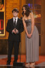 Daniel Radcliffe and Katie Holmes on stage at the 64th Annual Tony Awards at The Sports ClubLA on June 13th 2010 in New York City 1