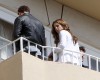 Kellan Lutz and Ashley Greene spotted together on June 13th 2010 at the terrace on their hotel balcony 1