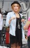 Miley Cyrus picture on June 19th 2010 while at the Much Music Video Awards rehearsals in Toronto 1