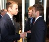 Prince William and Prince Harry seen with David Beckham on June 19th 2010 at a FIFA reception held at the Saxon Hotel in Johannesberg South Africa 2