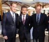 Prince William and Prince Harry seen with David Beckham on June 19th 2010 at a FIFA reception held at the Saxon Hotel in Johannesberg South Africa 1