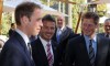 Prince William and Prince Harry seen with David Beckham on June 19th 2010 at a FIFA reception held at the Saxon Hotel in Johannesberg South Africa 4