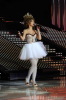 tenth prime of star academy 2010 on april 23rd 2010 picture of miriam fares singing on stage while wearing a head crown