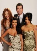 Kim Kardashian photoshoot for the 2011 Peoples Choice Awards with her sisters Khloe and Kourtney