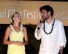 Josh Radnor arrives with Malin Akerman at the screening of Happythankyourmoreplease during the 2010 Maui Film Festival  on June 19th 2010 at the Celestial Cinema in Hawaii 2