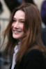 Carla Bruni Sarkozy spotted as she leaves the townhall of the 16th district after voting for the regional elections on March 21st 2010 in Paris France 3