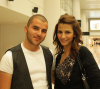 lamia jamal matar picture as she leaves from Beirut airport after she was eliminated from star academy along with Mohamed Rafe brother