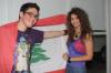 picture of Rania Nagib the egyptian graduate of star academy on April 15th 2011 as she arrived backstage to the 3rd prime of star academy 3