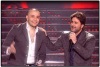 star academy fourth prime on April 22nd 2011 picture of Lebanese singer Melhem Zein together with Syrian student Mohd Dakdook