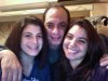 photo of Egyptian student Nesma Mahgoub before joining star academy with her father and sister