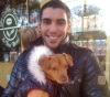 photo of Karim Kamel before joining star academy with his dog