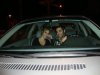 picture of star academy graduate Yahia sweis with Basma Boussiel inside his car