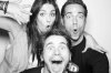 Taylor Cole with Jason Ritter on July 24th 2010 at the NERD Party Comic Con Paddle Jam Photobooth 1