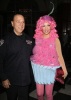 Thalia photo wearing a shiny pink costume at the 15th Annual Bette Midler New York Restoration Projects Hulaween held on October 29th 2010 Waldorf at Astoria Hotel in New York 4