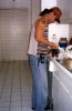 Osvaldo Rios personal photos inside his kitchen