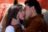 Osvaldo Rios pictures from drama series kissing the actress