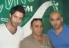 new photo of efrem salameh at rotana style radio station for an interview live with hossam taha