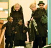 Madonna spotted with Brahim Zaibat as she attends the vigil service of her grandmother funeral on March 11th 2011 at Gephart Funeral Home 2