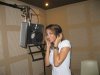 singer Lamia Jamel photo of June 2011 while recording a new song 4