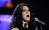 the 15th prime of staracademy8 on July 8th 2011 picture of Sara Farah singing from Syria onstage